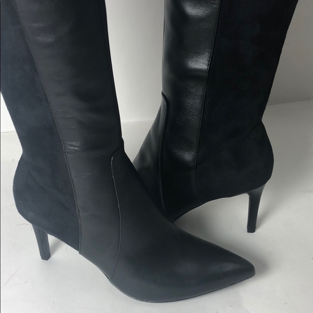 Calvin Klein Randin Boots Strech Fabric Boots New - Picture 3 of 8